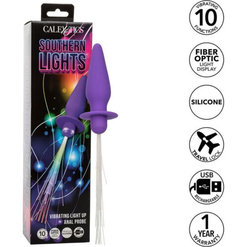 Plugs anales CALEXOTICS Southern Lights met verlichting