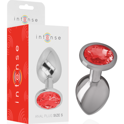 Plug anal INTENSE met glanzende diamant detail