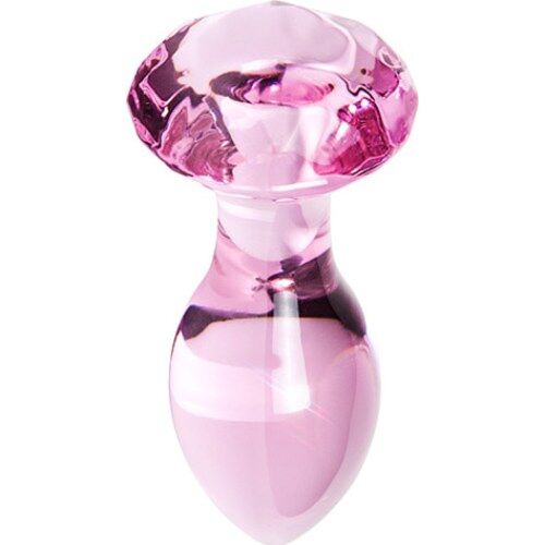 Plug S Pleasures Crystal LUNA met diamantvormig handvat