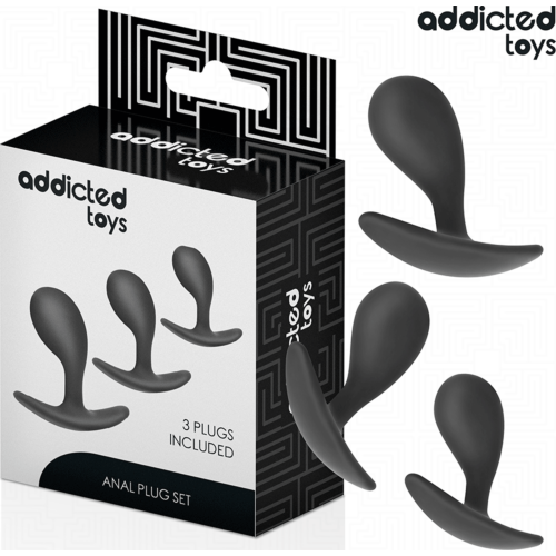 Plugs Anales ADDICTED TOYS Set van 3 – Geleidelijke ervaring