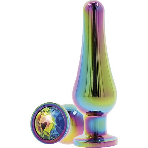 Plug anal TOYJOY Twilight Bum Bijou met regenboogsteen