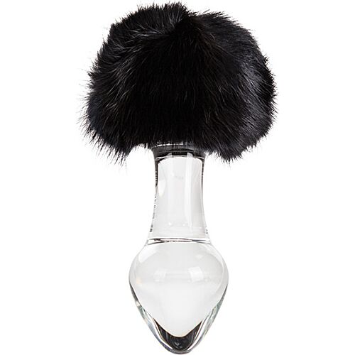 Glazen anaalplug S Pleasures Crystal LEO met staart