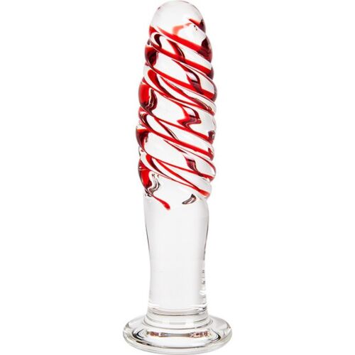 Buttplug S Pleasures Crystal TAURUS van glas