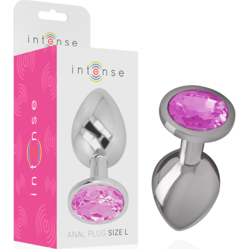 Plug anal INTENSE met diamanten juweel - L