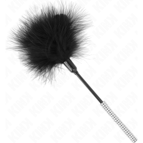 Pluimen KINK met diamantimitatie handvat van 27 cm