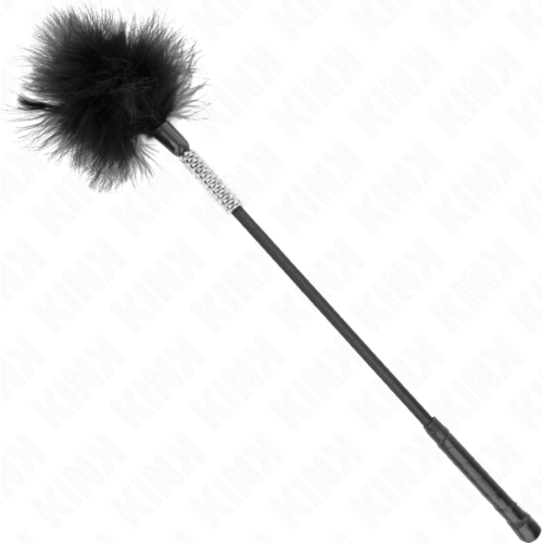 KINK Plumas met diamanten imitatiemango 50 cm