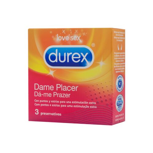Condooms DUREX Dame Placer met punten en groeven