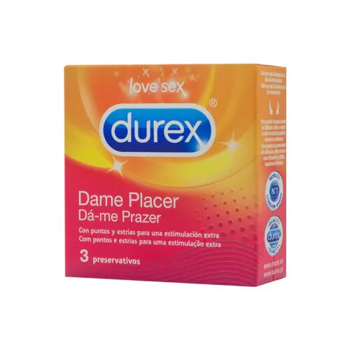 Condoom Durex Dame Placer met Aroma en Smaak