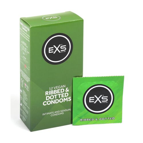 Preservatieven Exs Ribbed & Dotted met extra stimulatie