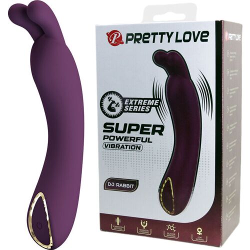 Vibrator Pretty Love DJ Rabbit met dubbele stimulatie