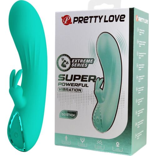 Vibrator Pretty Love DJ Stick met clitorisstimulator