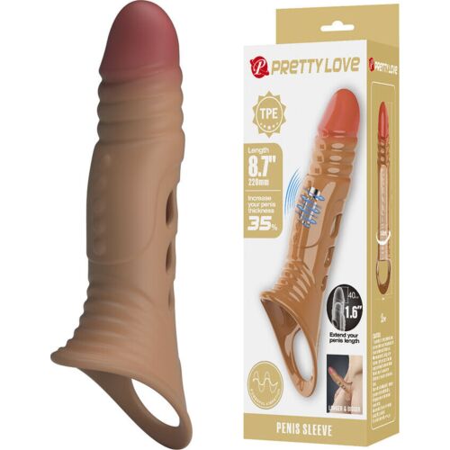 Penis Huls Pretty Love met Vibratie en Testikellazo