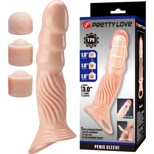 Pene Funda Pretty Love met Textuur en Extensies