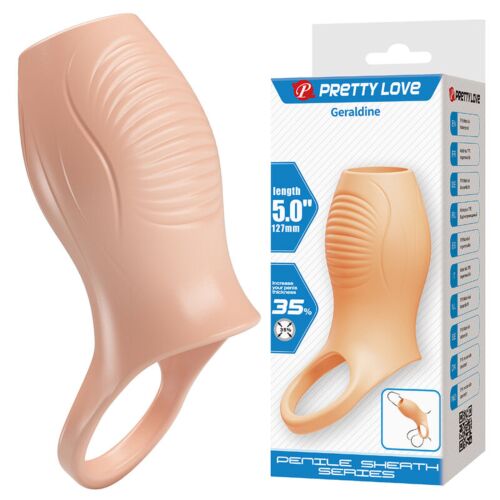 Pretty Love Geraldine: Dikkere Penis Sheath voor Hem
