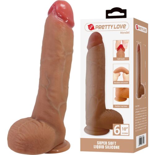 Dildo Pretty Love Mendel 25,5 cm met ventosa