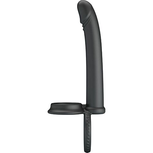 Dubbele Penistring Pretty Love Moses met elastische ringen