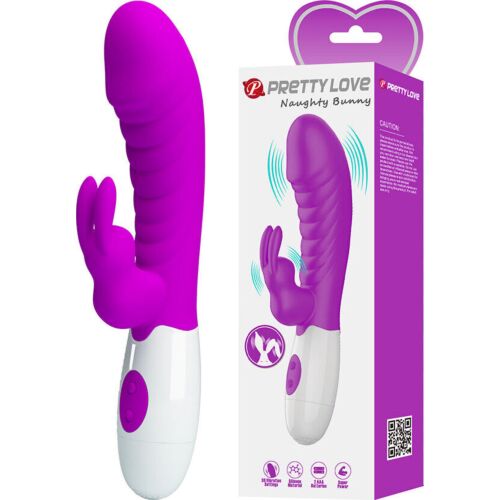 Vibrador Rabbit Pretty Love Naughty Bunny met dubbele stimulatie
