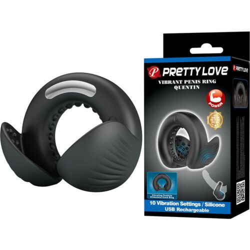 Ring Pretty Love Quentin met testikelstimulator