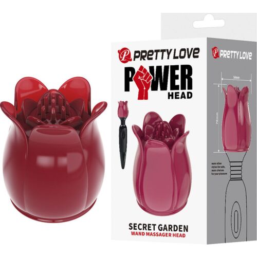 Massagekop Pretty Love Secret Garden met verwisselbaar ontwerp