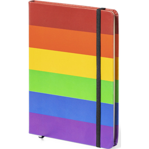 Notitieboek PRIDE 15 x 21 met LGBT-vlag