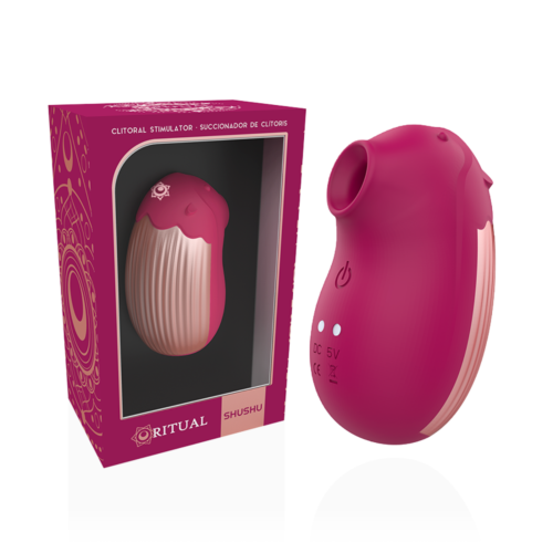 Clitoris zuiger RITHUAL Shushu 2.0 met vibratie en suctie