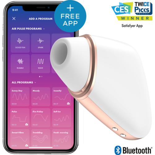 Succionador Satisfyer Love Triangle met app-functies
