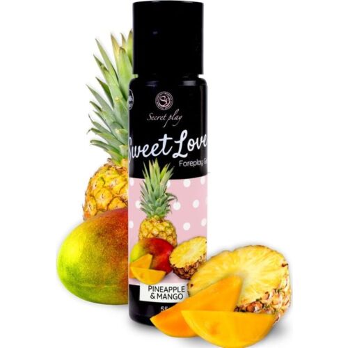 Lubricant SECRETPLAY Mango & Ananas 60 ml - 100% eetbaar