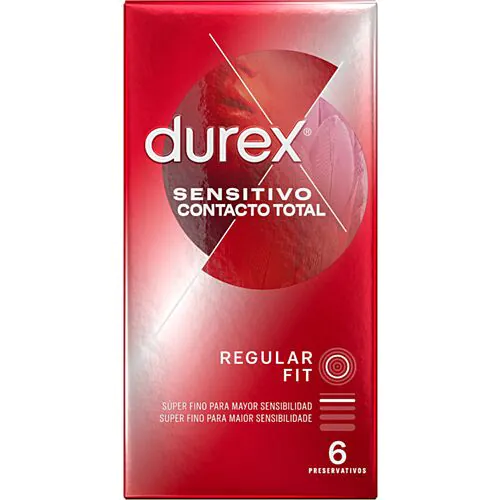 Condoom Durex Sensitivo Contacto Total Extra Glijmiddel