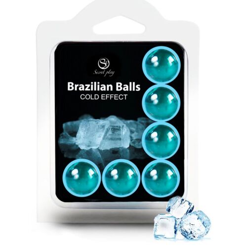 SET 6 BRAZILIAANSE BALLEN SECRETPLAY met koud effect