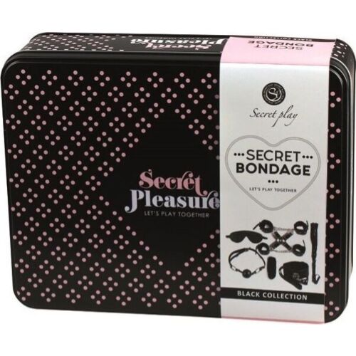BDSM Set Bondage SECRETPLAY 8 PCS met accessoires