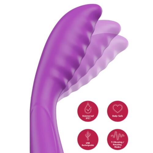 She.E.O Purple G-Spot Tapping Vibrator voor ultieme genot