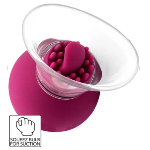 Vibrerende en roterende pomp She.E.O voor tepels en clitoris