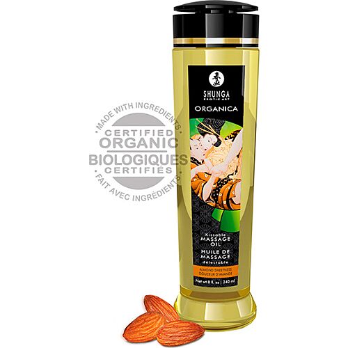 Massageolie SHUNGA Amandel 240 ML - 100% Natuurlijk
