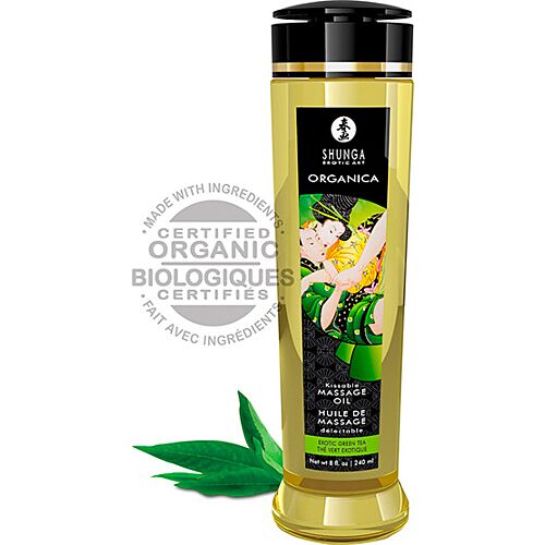 Massage olie SHUNGA Groene Thee 240 ML - 100% Natuurlijk