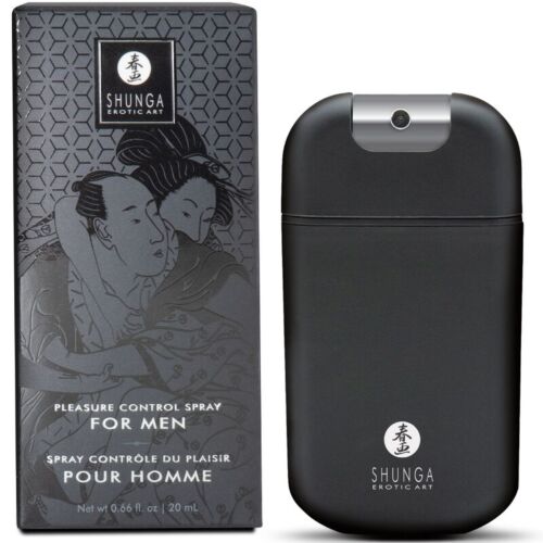 Retardant SHUNGA WAVES PLEASURE SPRAY met Aardbei