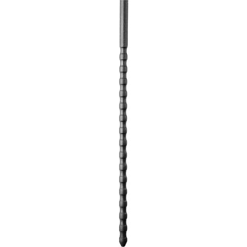 Dilatador ALL BLACK - 6/8 mm Siliconen Sonda met Ondulaties