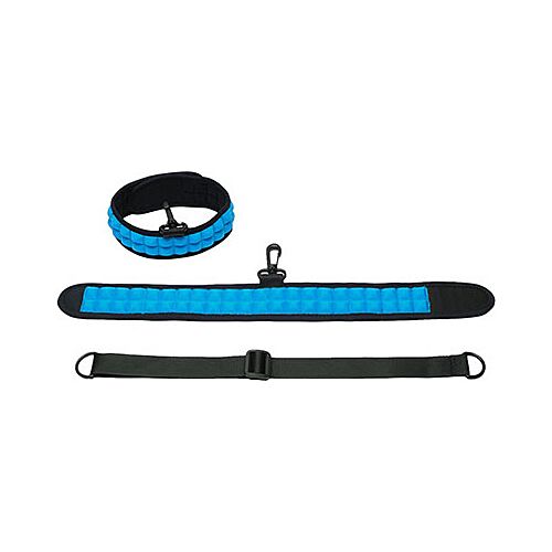 Speak No Evil Choker Blue