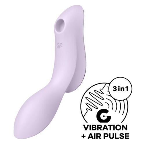 Klitoriszuiger en G-vibrator SATISFYER Curvy Trinity 2