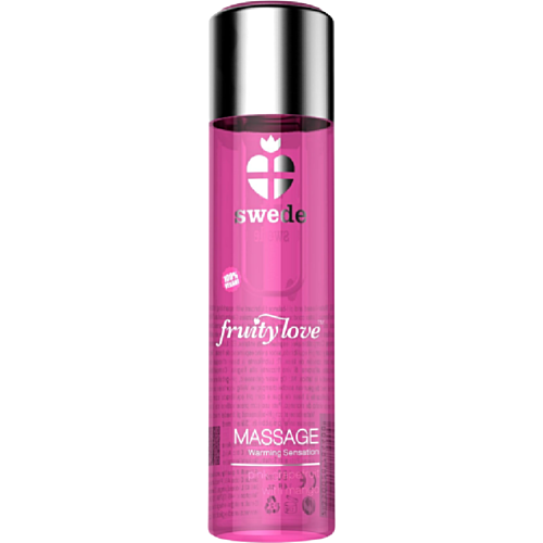 Massageolie SWEDE Fruity Love met verwarmend effect