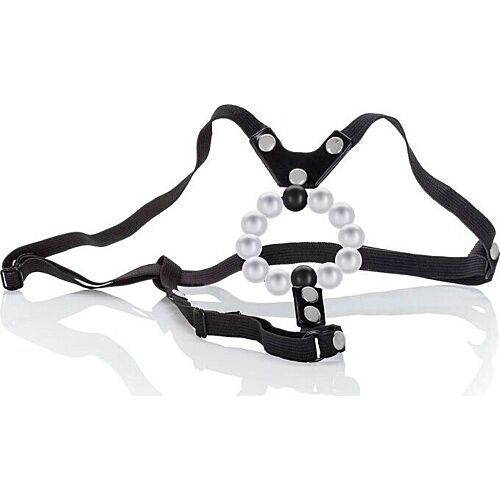 Stimulerende Lovers tanga met plezierkralen CALEXOTICS