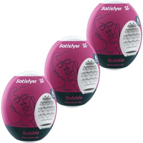 Masturbatoren Satisfyer Eggs Bubble - Set van 3