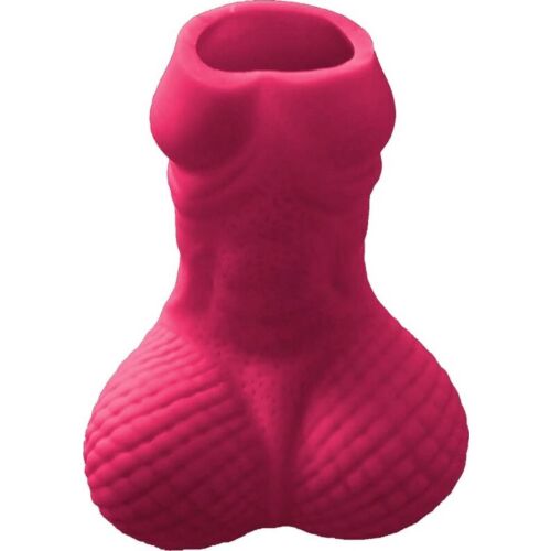 Vas de Chupito Diablo Picante - Penevormig en Fucsia