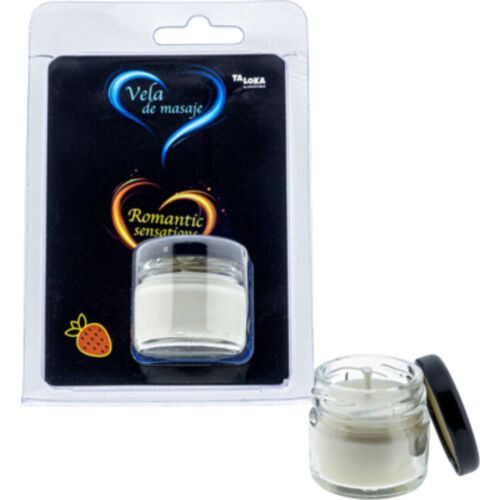 Massagekaars TALOKA Aardbei met warme olie