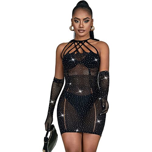 Sexy mesh body van SUBBLIME met glitters