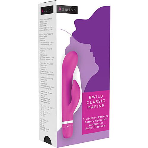 Vibrador B SWISH BWILD CLASSIC Marine met G-spot functie