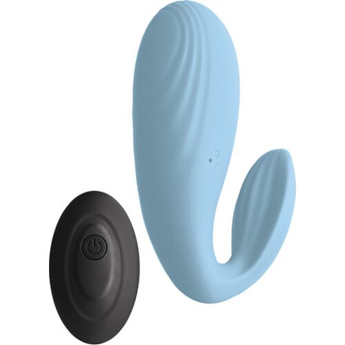 Vibrator S Pleasures Meeva met dubbele motor en afstandsbediening