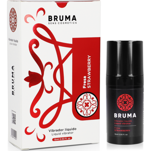 Vibrator vloeibaar BRUMA Aardbei - Intensieve sensatie
