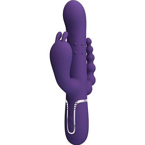 Vibrador Rabbit Pretty Love Cammy met triple stimulatie