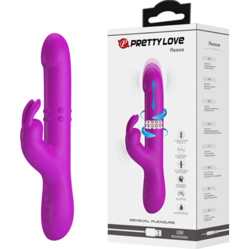 Vibrador Rabbit Pretty Love Reese met Rotatie