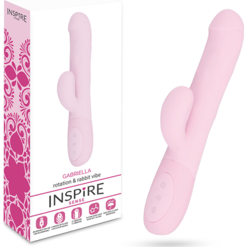 Vibrador Rabbit Inspire Gabriella met clitorisstimulator